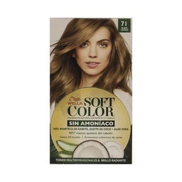 Kit Coloracion N71 Rubio Cenizo Soft Color 1u.