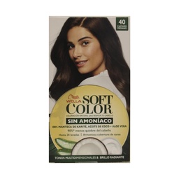 Kit Coloracion N40 Castaño Mediano Soft Color 1u.