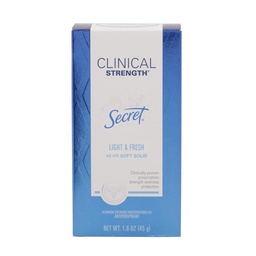 Secret Antitranspirante y Desodorante, Light & Fresh, 45g