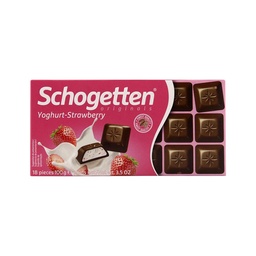 Bombones Chocolate Rellenos de Yoghurt Frutilla Schogetten 100 gr