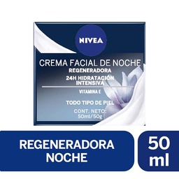 Crema Facial Hidratante de Noche Nivea Essentials Regeneradora para Piel Normal x 50 ml