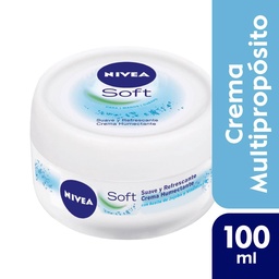 Crema Hidratante Intensiva Nivea Soft para Todo Tipo de Piel x 100 ml