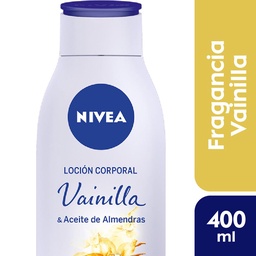 Loción Corporal Nivea Vainilla y Aceite de Almendras para Piel Normal A Seca x 400 ml