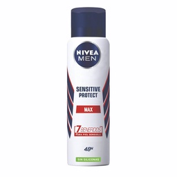 Desodorante Antitranspirante Nivea Men Sensitive Protect Max Sin Siliconas x 150 ml