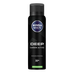 Desodorante Antitranspirante Nivea Men Deep Original Carbon Activo Sin Siliconas x 150 ml