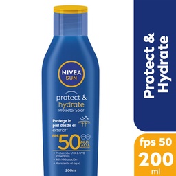 Protector Solar Humectante Nivea Sun Protect & Hydrate Fps 50 x 200 ml