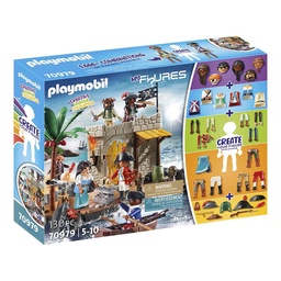 Playmobil My Figures Crea Tu Figura Pirata 130 Piezas