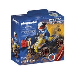 Playmobil City Action Cuatriciclo 19 Piezas