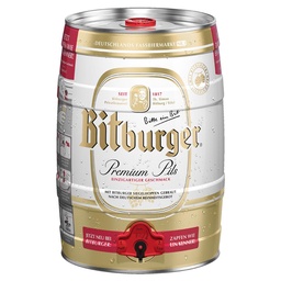 Cerveza Barril Bitburger 5l