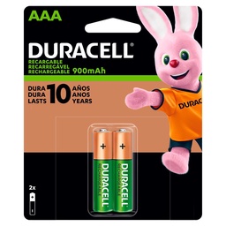 Pilas Recargables Duracell Aaa Blister 2 Unidades