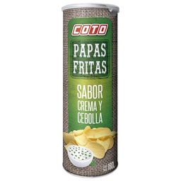 Papas Fritas en Tubo Coto Crema y Cebolla 160gr