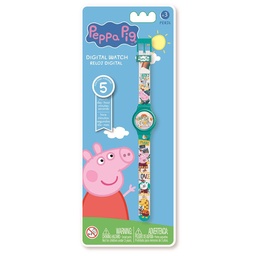 Reloj Pulsera Digital Peppa Pig 5 Funciones