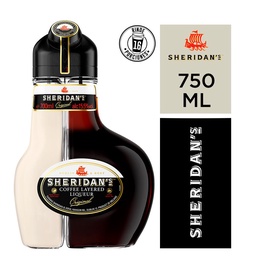 Licor Chocolate C/crema de Vai Sheridans Bot 750 ml