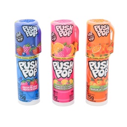 Chupetines Sabor Frutal Push Pop x 15 grm