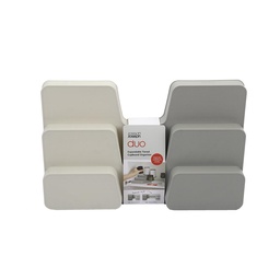 Organizador de Alacena Extensible Duo Gris