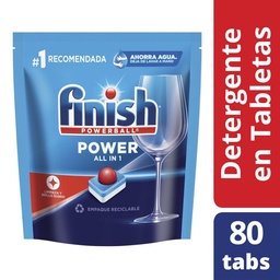 Detergente para Lavavajillas Finish Tabletas 80un