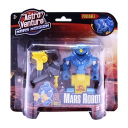 Figura Astro Venture Mars Mission Mars Robot con Herramientas 8 cm