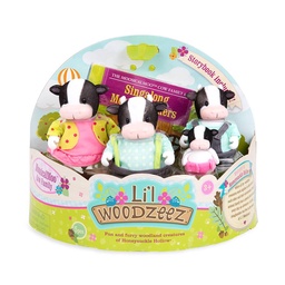 Set de Figuras Li'l Woodzeez Familia de Vacas