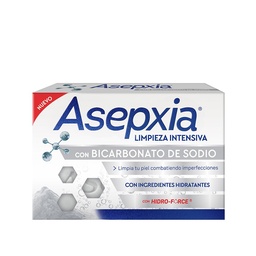 Asepxia Jabón Bicarbonato de Sodio Barra 100 g