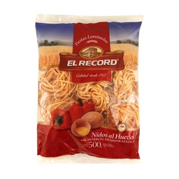 Fideos Nido Huevo con Morrón El Record 500g