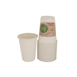 Pack x12 Vasos Biodegradable 240 ml