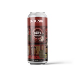 Cerveza Poker con Bourbon Ortuzar 473cc