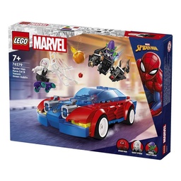 Lego Marvel Coche de Carreras de Spiderman y Duende Verde Venomizado 227 Piezas