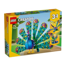 Lego Creator 3 en 1 Pavo Real Exótico 355 Piezas