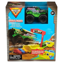Vehiculo Monster Jam Grave Digger Juego de Acrobacias