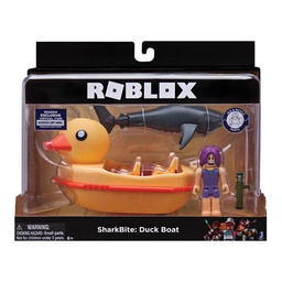 Set Figuras Roblox Bote Pato con Figura y Tiburón