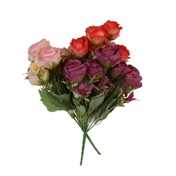 Ramo x9 Flores Artificiales 33 cm Surtido