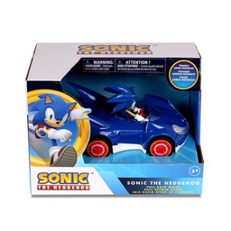 Vehiculo Friccion Sonic Pull Back Racer 13 cm