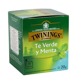 Té Té Verde y Men Twinings Cja 20 grm