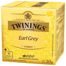 Té Earl Grey Twinings Cja 20 grm