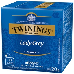 Té Lady Grey Twinings Cja 20 grm