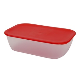 Contenedor Rect Rojo 2,5 lt Plastic . . .