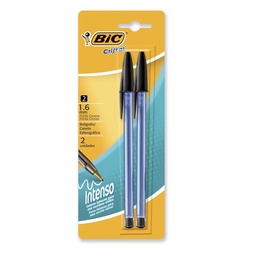 Boligrafo Bic Cristal Bold Negro 2 Unidades