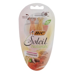 Maquina de Afeitar Soleil Natural Bic 2 uni