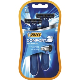 Maquina de Afeitar Bic Comfort 3 Blister 2 Unidades