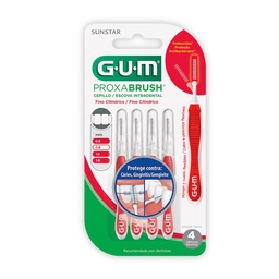 Cepillo Interdental Gum Fino Cilindrico Blister 4 Unidades