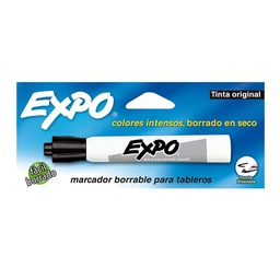 Marcador Expo para Pizarra Borrable Negro 1 Unidad