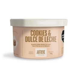 Helado Cookies Dulce de Leche Antiche 190g