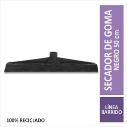 Secador de Piso de Goma Negro 50cm Glow x 1u