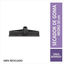 Secador de Piso de Goma Negro 30cm Glow x 1u