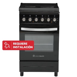 Cocina Eléctrica Kanji 4 Hornallas Negro Kjh-ekb001