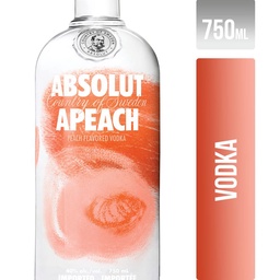 Absolut Apeach Vodka Suecia Botella de 750 ml