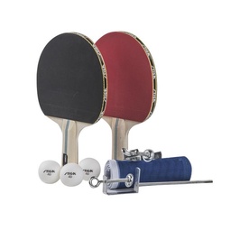 Set de Ping Pong Stiga Red con 3 Pelotas y 2 Paletas