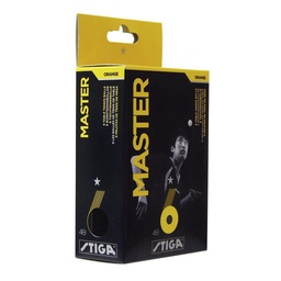 Pack Pelotas de Ping Pong Stiga Master 6 Unidades