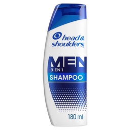 Head & Shoulders Men 3 en 1 Shampoo Control Caspa 180 ml