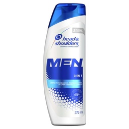 Shampoo 3 en 1 Head&shoulders 375ml